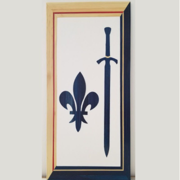 Tableau Epée Fleur de Lys