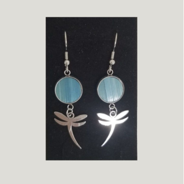 Boucles d'oreilles Libellule